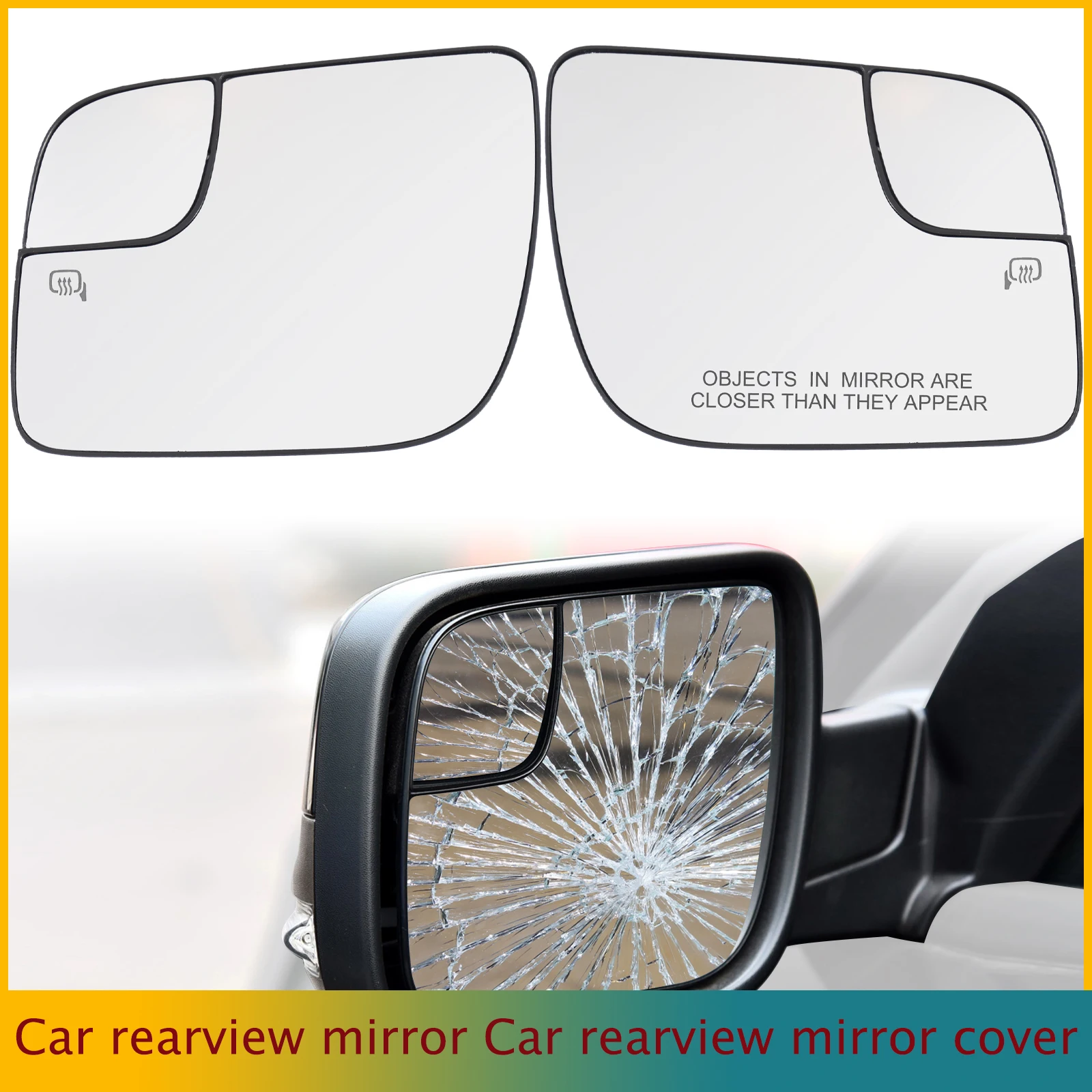 

Door Rearview Mirror Lens Heated Rearview Mirror Glass Reflector Convex Glass For Ford Explorer 2011-2017BB5Z17K707L BB5Z17K707A