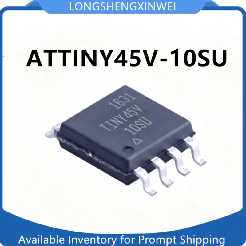 1PCS New ATTINY45V-10SU SOP8 Microcontroller Chip IC Original in Stock