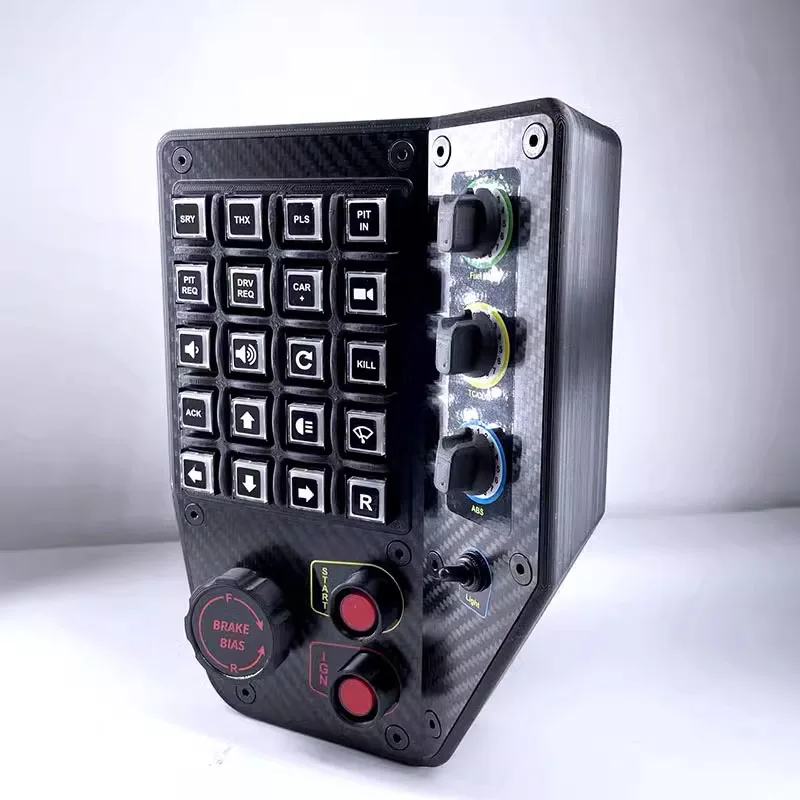Simulation Racing Instrument Center Control Button Box PC USB For Truck ETS2 Hub Simracing  For Fanatec Thrustmaster Logitech