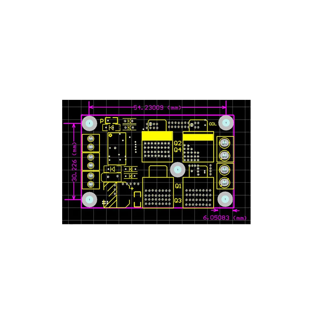 Drive Board 450W H Bridge Motor 12V 24V 36V DC Motor Speed Controller Forward Reverse Rotation Motor Controller Support MCU PLC