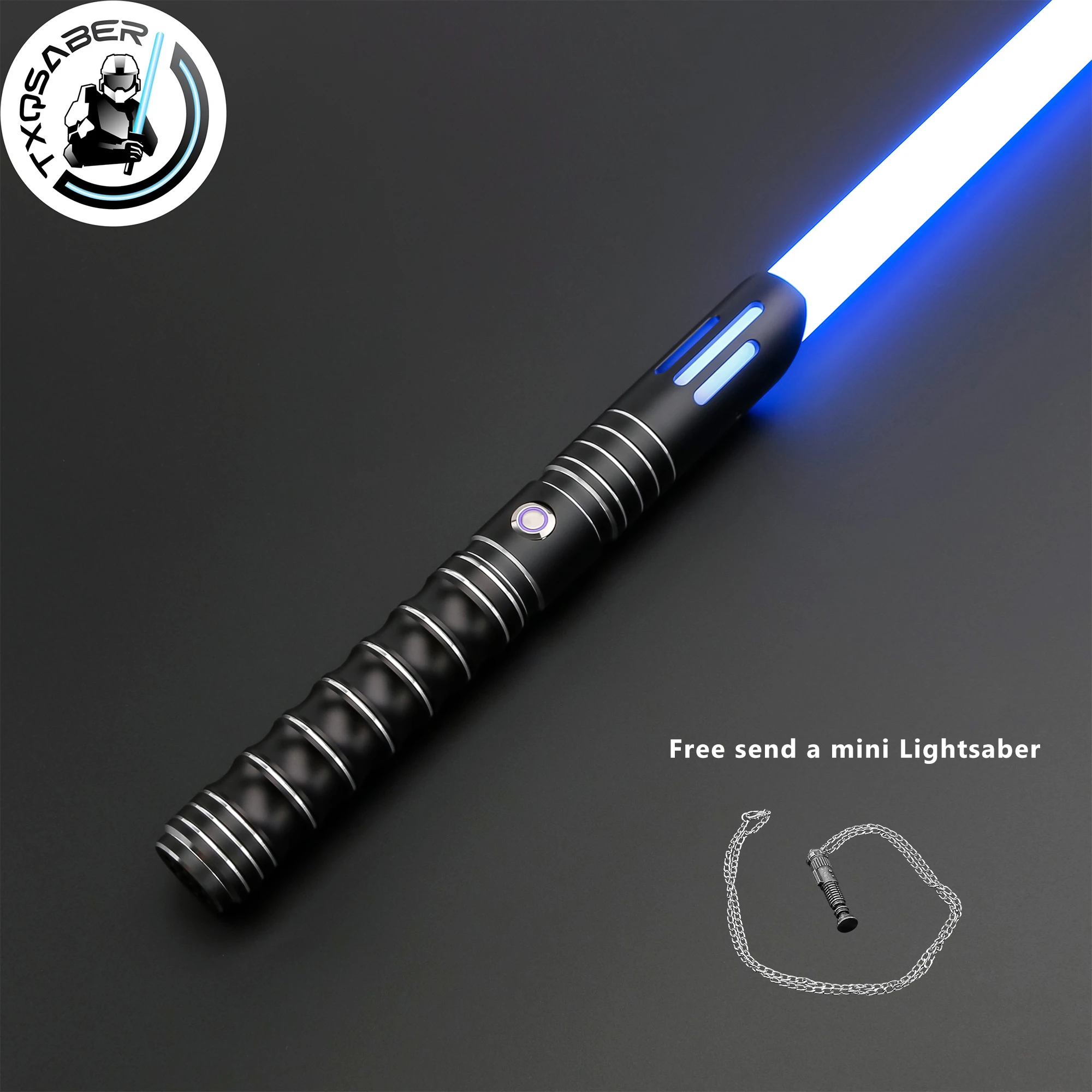 

TXQSABER Lightsaber E09 SDRGB Neo Pixel Metal Hilt Laser Sword Heavy Dueling Blaster Smooth Swing FOC Lightsaber for Adult Toys
