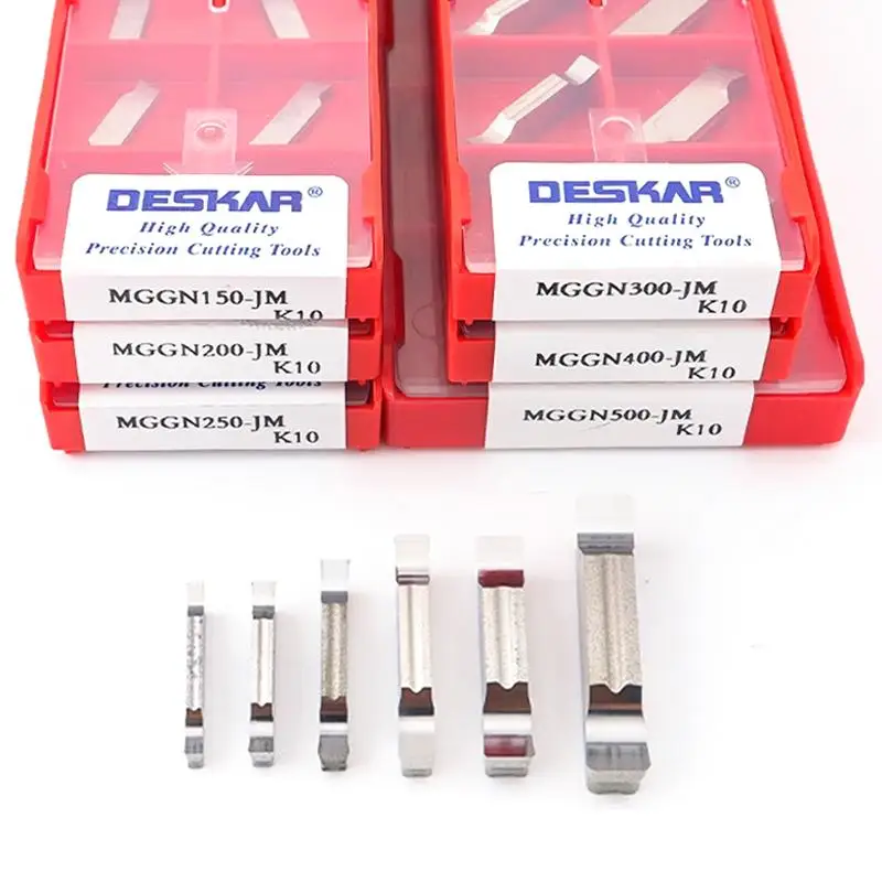 

DESKAR Original HighLight MGGN150 200 250 300 400 500 JM K10 Grooving Inserts Turning Tool CNC Lathe Groove Cutting For Aluminum