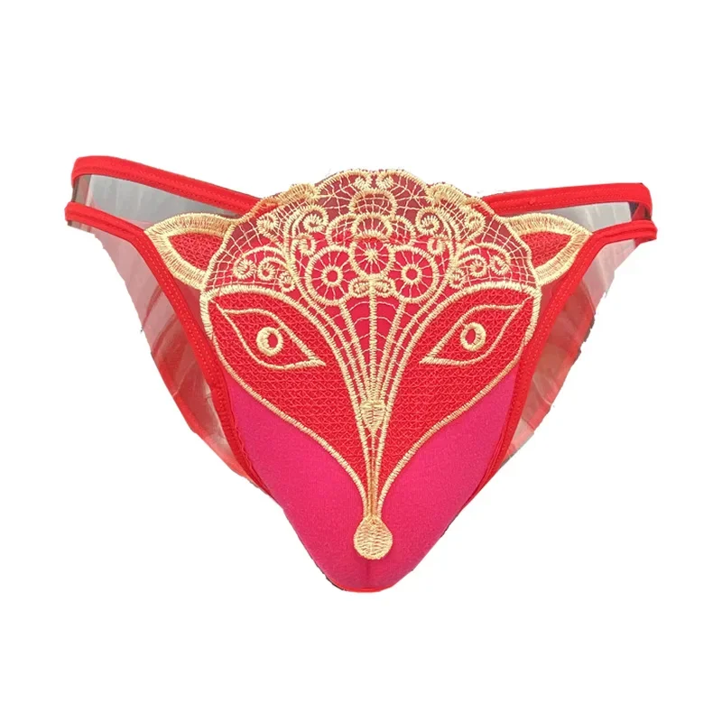 Sexy Fox Panties Men Hiding Gaff Thong CDs Cross Dressing JJ Camel Toe Panty Shemale Fake Vagina Briefs Crossdresser Underwear