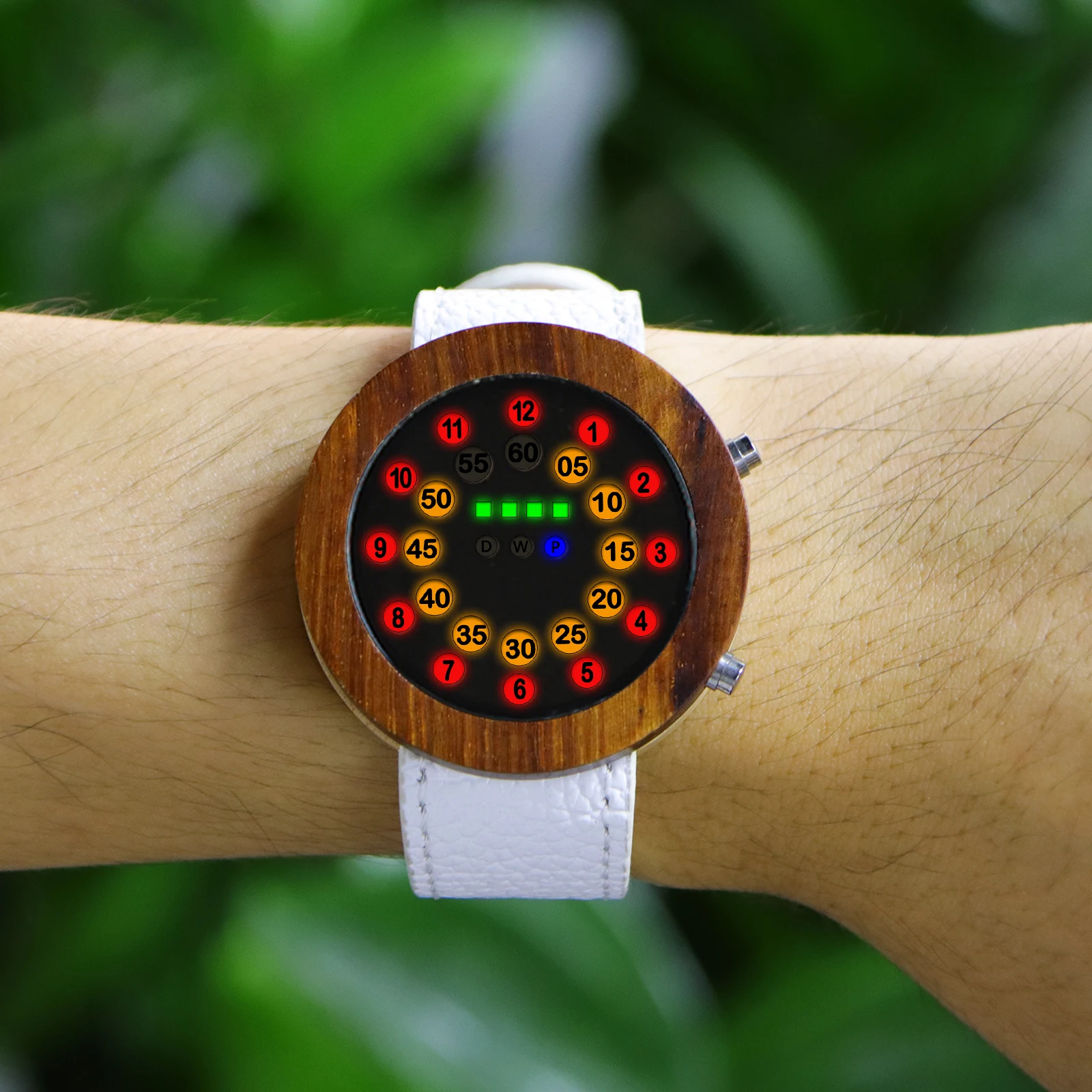 KityKiss coppia orologio elettronico in legno moda bellissimo orologio stile naturale orologio da uomo e da donna in legno regalo per sorella di nozze