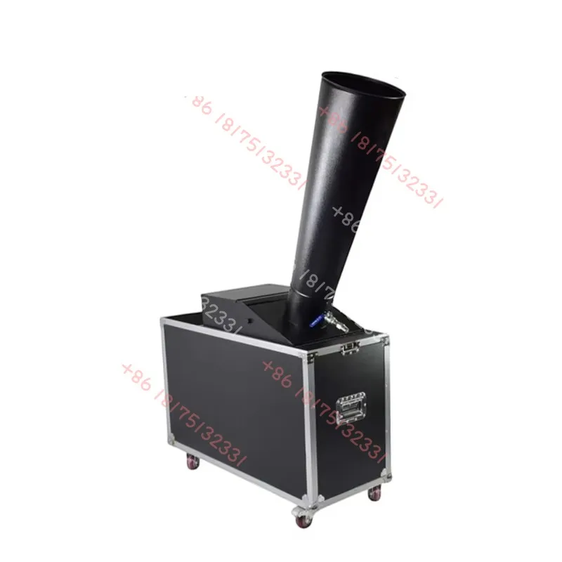 1-5pcs CO2 Confetti Blaster Machine Whirlwind Rainbow Paper Confetti Cannon with Flight Case Stage Effect for Wedding Disco DJ - view 2