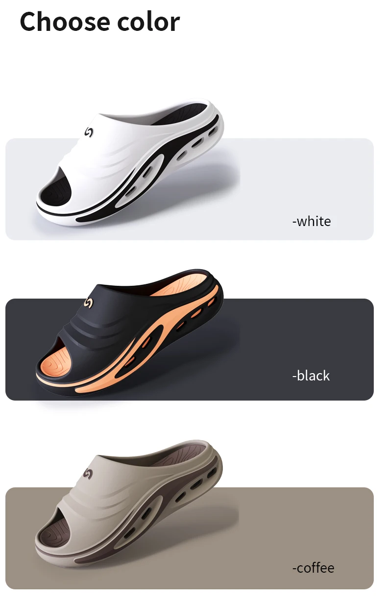 Modische Herren Outdoor-Sport-Slides Trendige Sommer-Pantoffeln Bequeme Rutschfeste Sandalen für Sport, Freizeit, Strand, Pool und Alltag – Detail 13