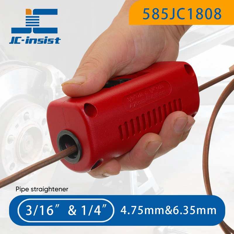 adjustable-tubing-straightener，straightens-3-16inch-and-1-4inch-diameter-tubing，soft-stainless-copper，ergonomic-handheld