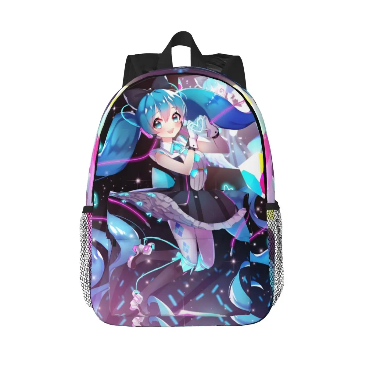 

Hatsune-Miku Student School Bookbag Canvas Daypack Elementary High College Travel Bags 15in