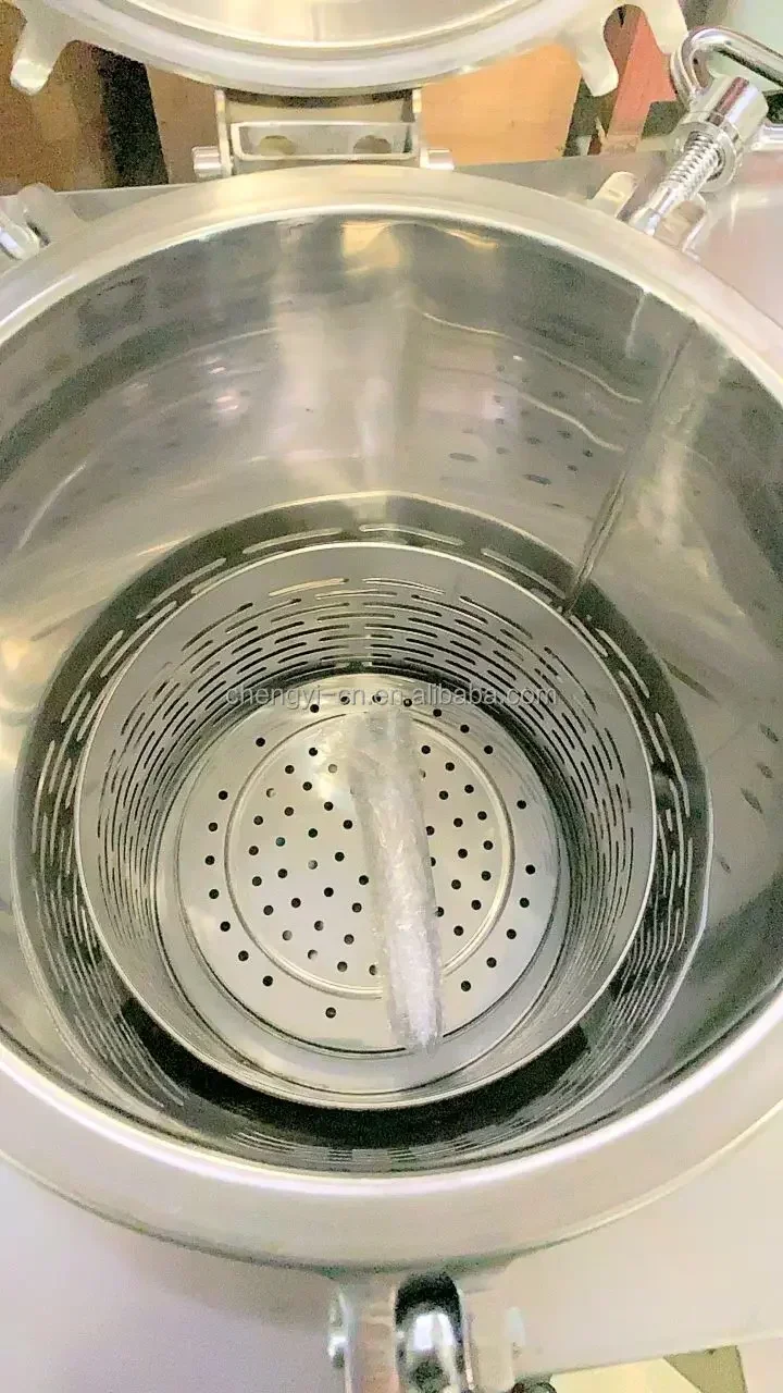 Esterilizador de autoclave de olla de esterilización a presión de vapor para botella de vidrio, alimentos enlatados 35 50 75 100 120 150 litros