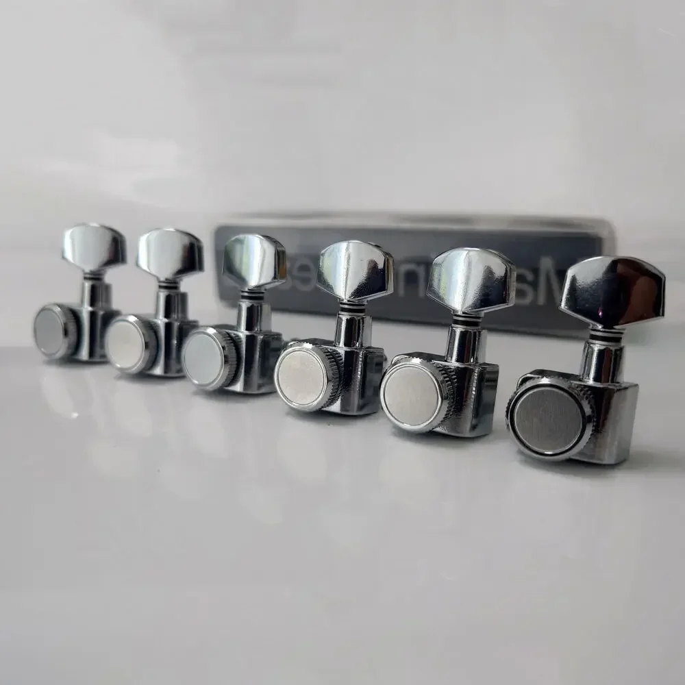 

6L Chrome Guitar Locking Machine Heads Tuners No Screw 1:16 for ST TL SG LP