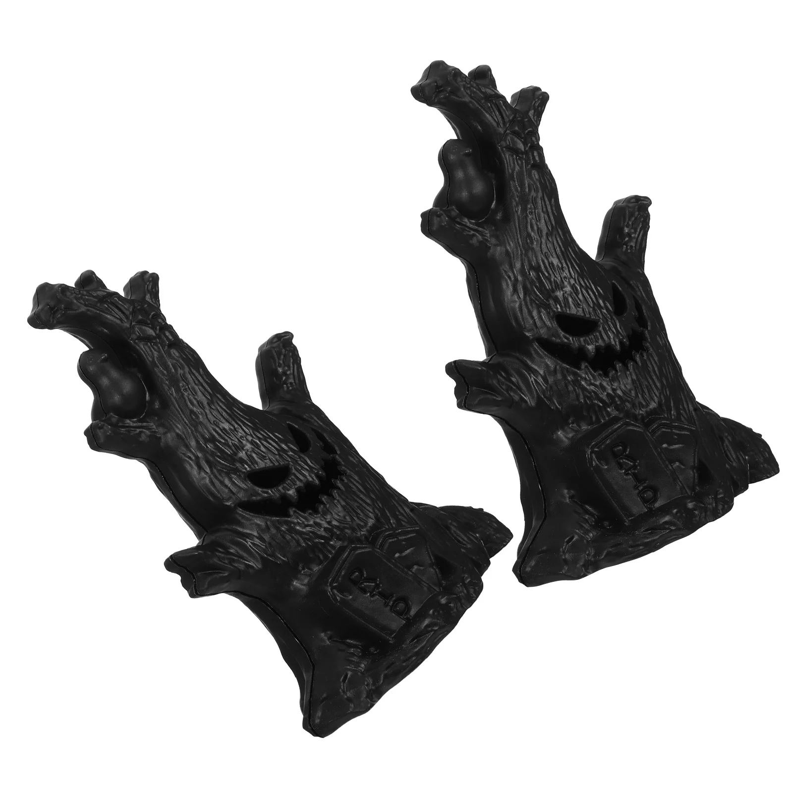 

2Pcs Illuminated Ghost Tree Decor for Halloween Haunted Scene Centerpiece Farmhouse Table Lamp Fall Festival Home Decoration