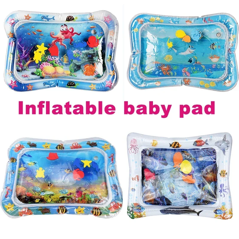 Baby Water Play Mat PVC Infant Tummy Time Mat Premium Baby Water Play Mats Kids Early Education Developing Activity Toys Gift