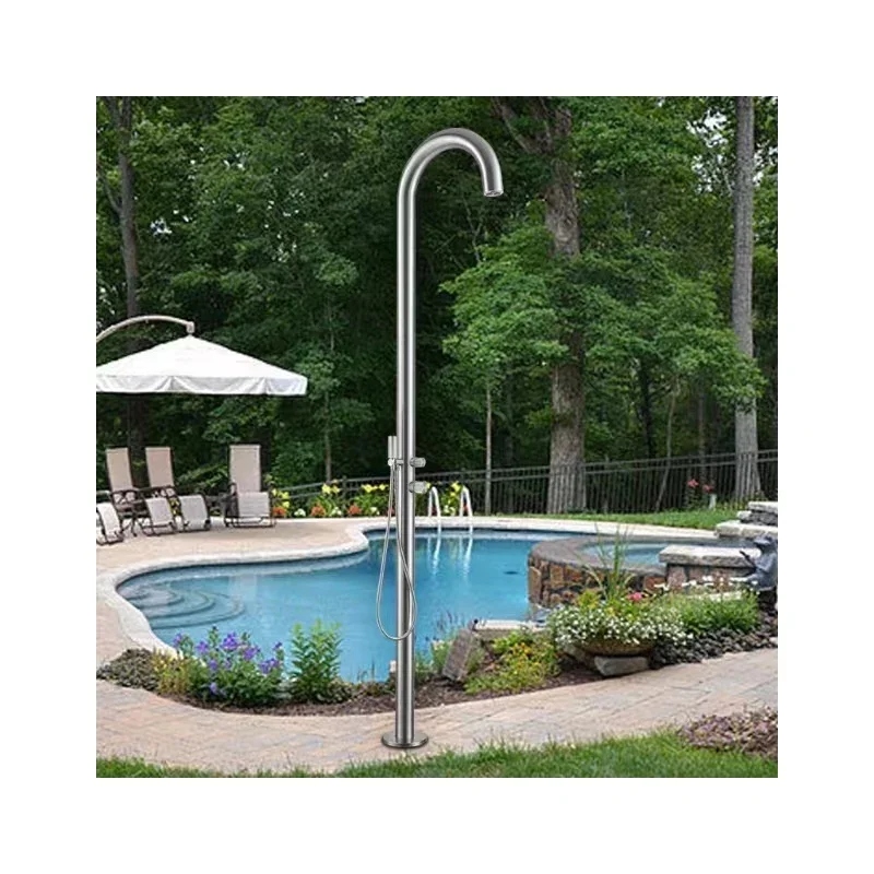 Multifunctional Aluminum Outdoor Garden Beach Set Shower Column Suborn Shower