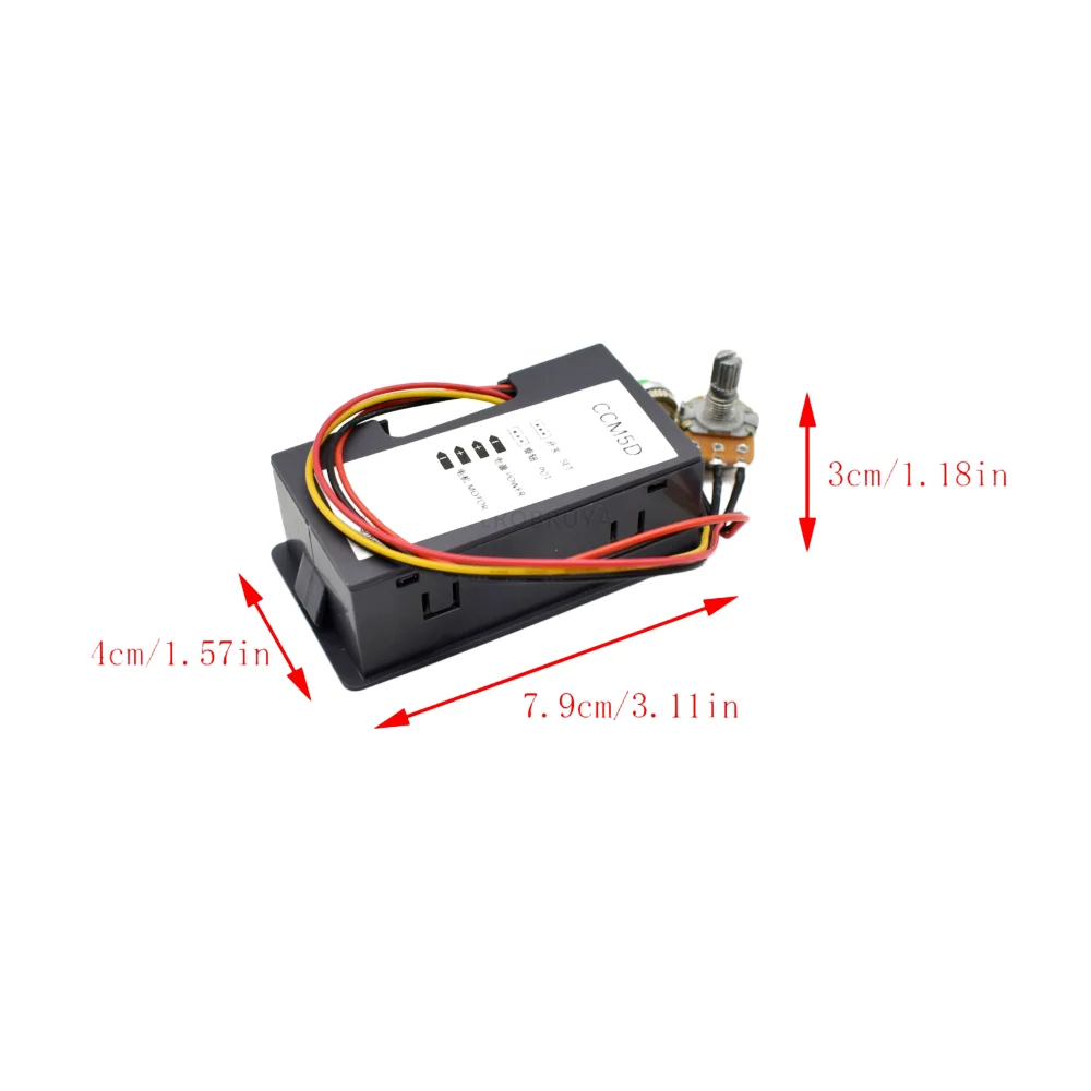 One CCM5D digital display PWM DC motor governor 6V12V24V stepless speed control switch controller display case [26644] LTa-0025