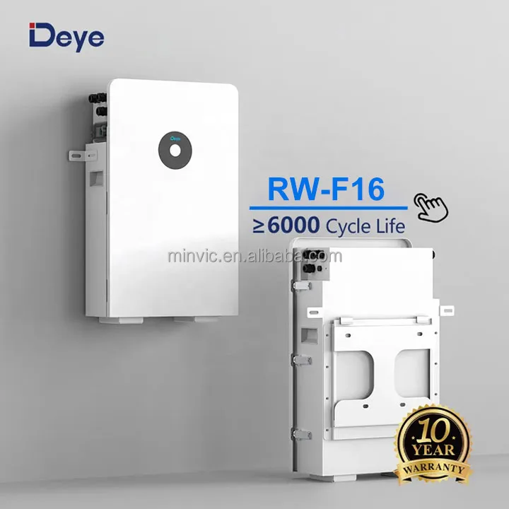 Deye High-energy Density 16kwh Low Voltage RW-F16 Battery LiFePO4 IP 20 Low Voltage Solar Battery Lithium Ion Batteries