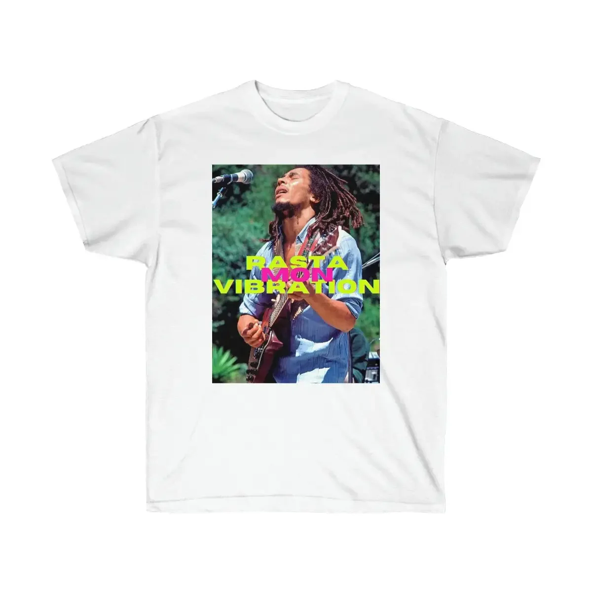 Bob Marley Rasta Man Vibration Cotton Tee T-shirt