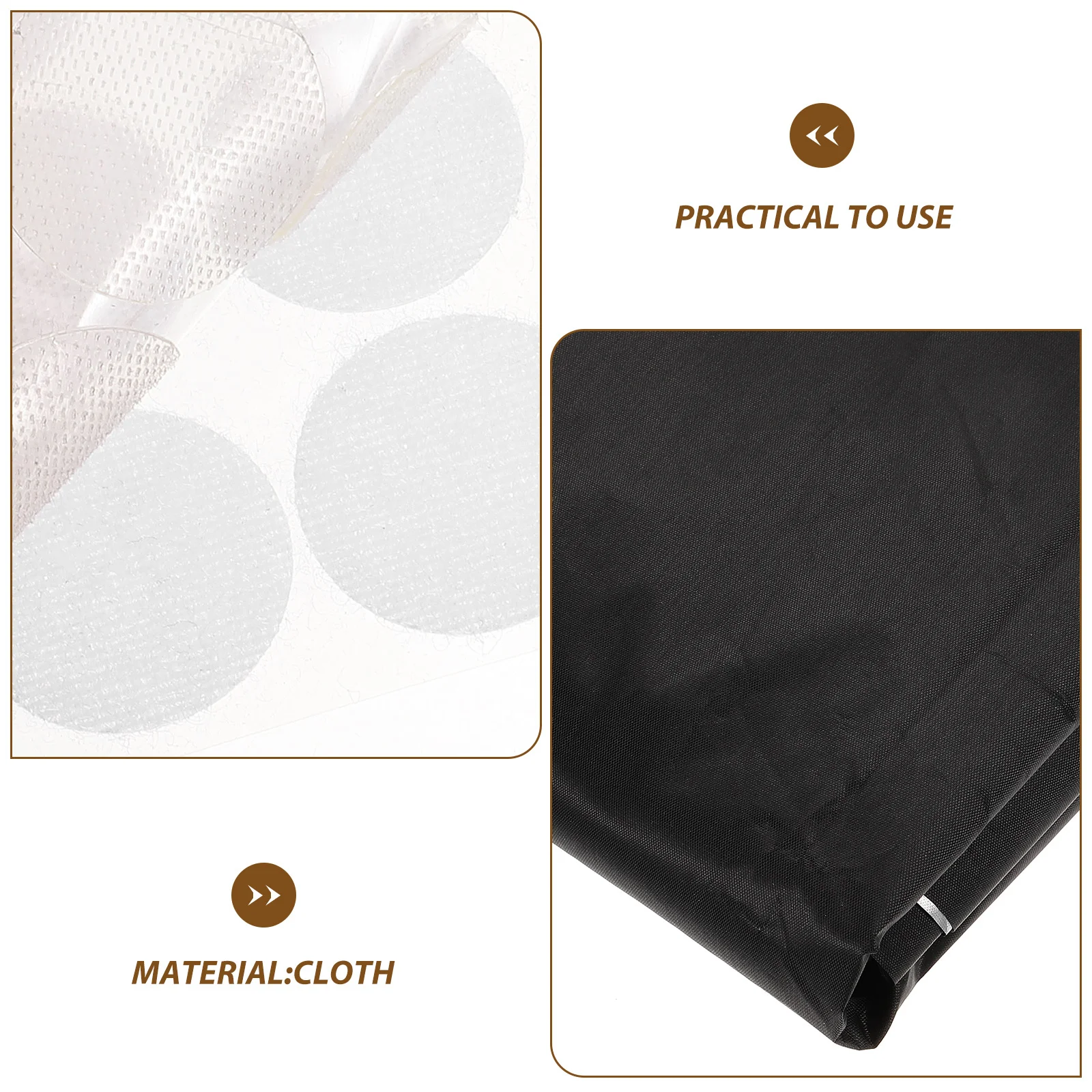 

138x57 Blackout Curtains DIY Cuttable Travel Room Shades Window Coverings Portable Light Block Nursery Bedroom Office