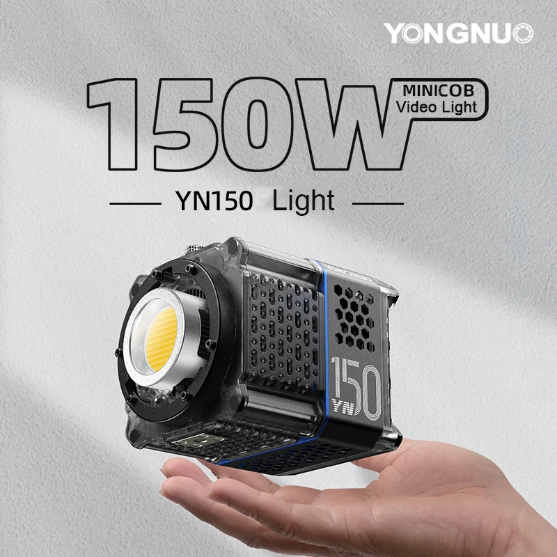 YONGNUO YN150 YN150S 150W Photography Cob Video Light 5600K/2500K-6500K APP Control  For Video Photography Studio Live Stream