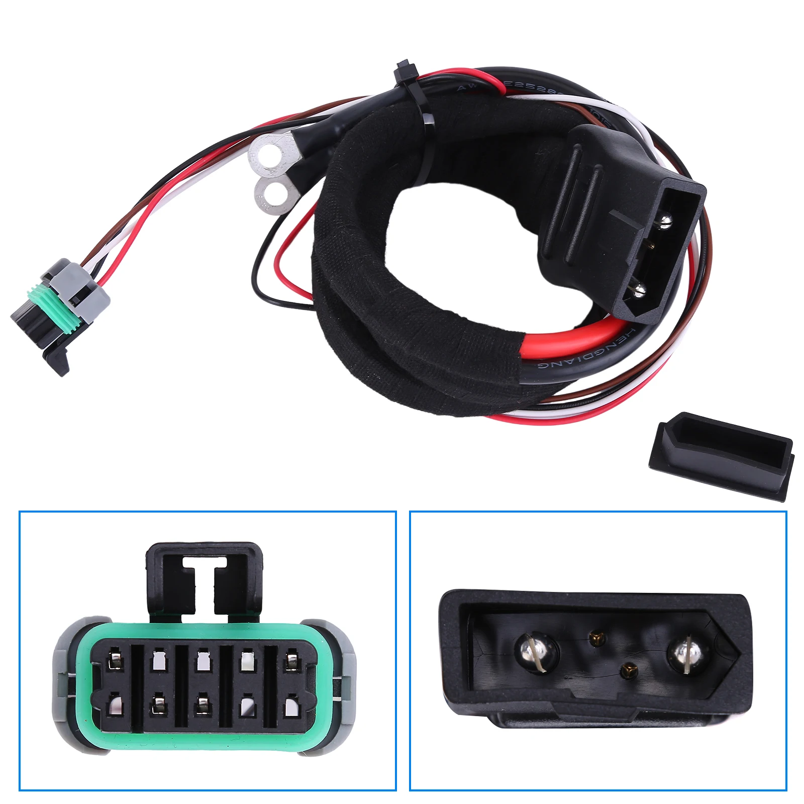 42015 Fleet Flex Plow Side Power + Ground 4 Pin Cable Compatible for Western Fisher