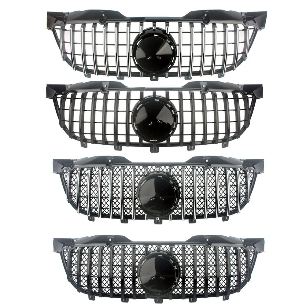 Front Racing Facelift Center Grilles Upper Bumper Grill For Mercedes-Benz Sprinter W906 2009-2013 GT