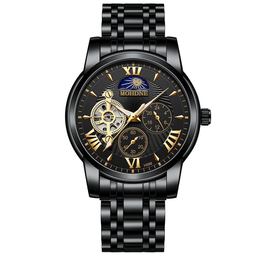 AL-121Brand men's fully automatic mechanical watch with waterproof tourbillon skeletonaddiesdive watches