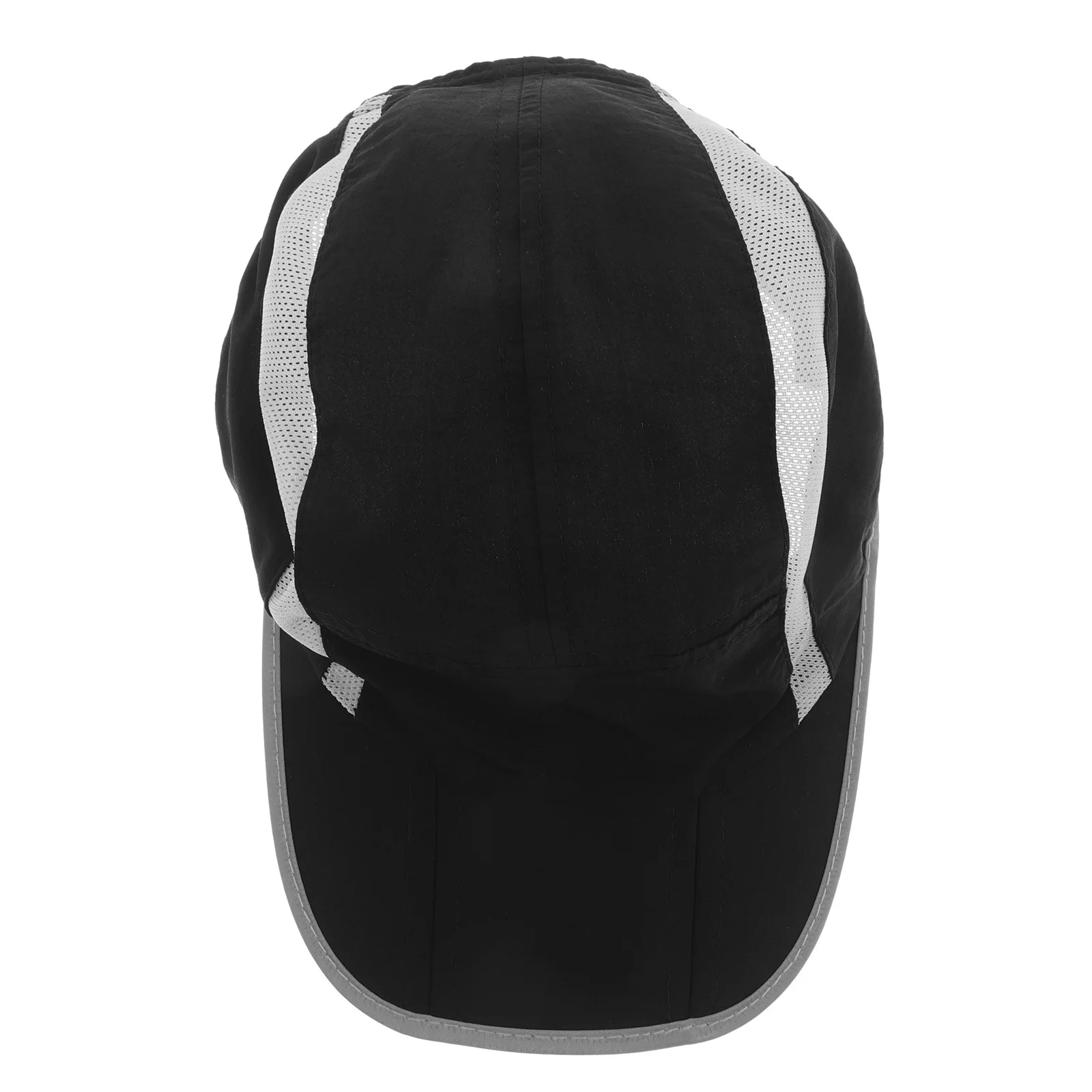 

Foldable Brim Fishing Hat Breathable Mesh Uv Protection Threefold Design Lightweight Portable Outdoor Sport Cap for Travel