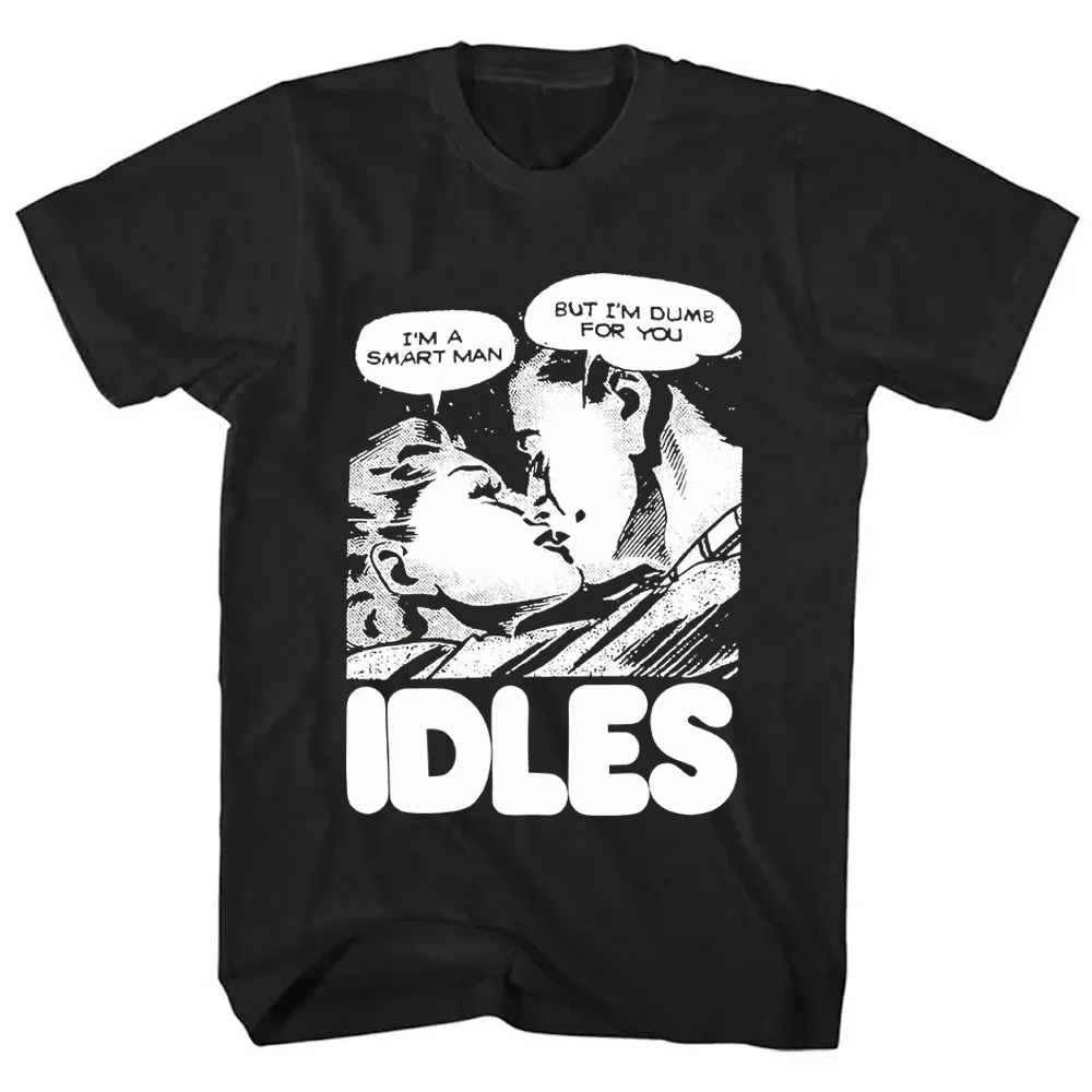 

I'M A SMART MAN TEE IDLES HANDS CROPPED WOMENS T-SHIRT Short Sleeve Cotton Male Tshirts Summer O-neck Punk Streetwear Men Tees