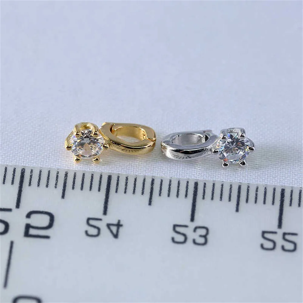 S925 Sterling Silver Jewelry Clasp for DIY Necklace Bracelet Jewelry Findings Connector Hook 925 Silver Clasps Crafting Supplies
