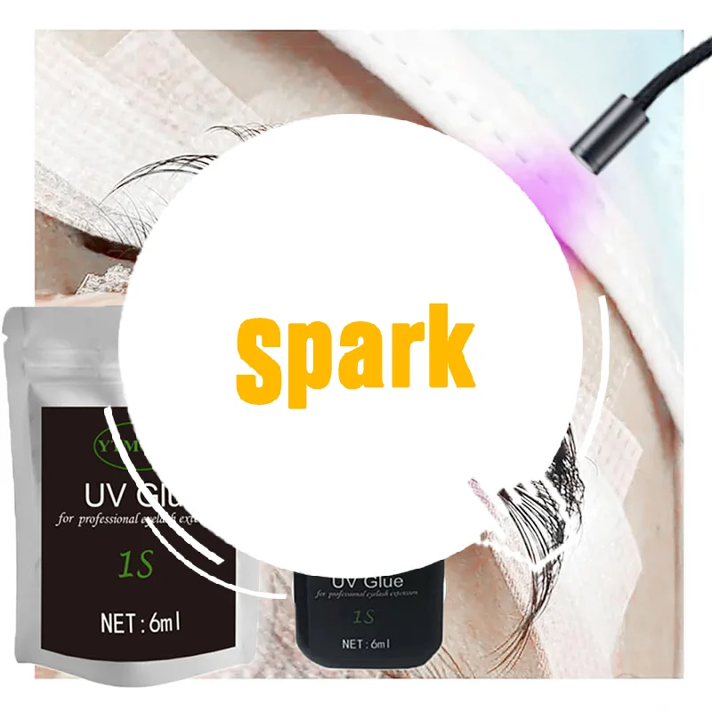 6ml Colla UV Adesivo Per Estensioni Delle Ciglia 1S Asciugatura Rapida Forte Colla Per Estensione Delle Ciglia Finte Colla UV Per Ciglia A Lunga Durata