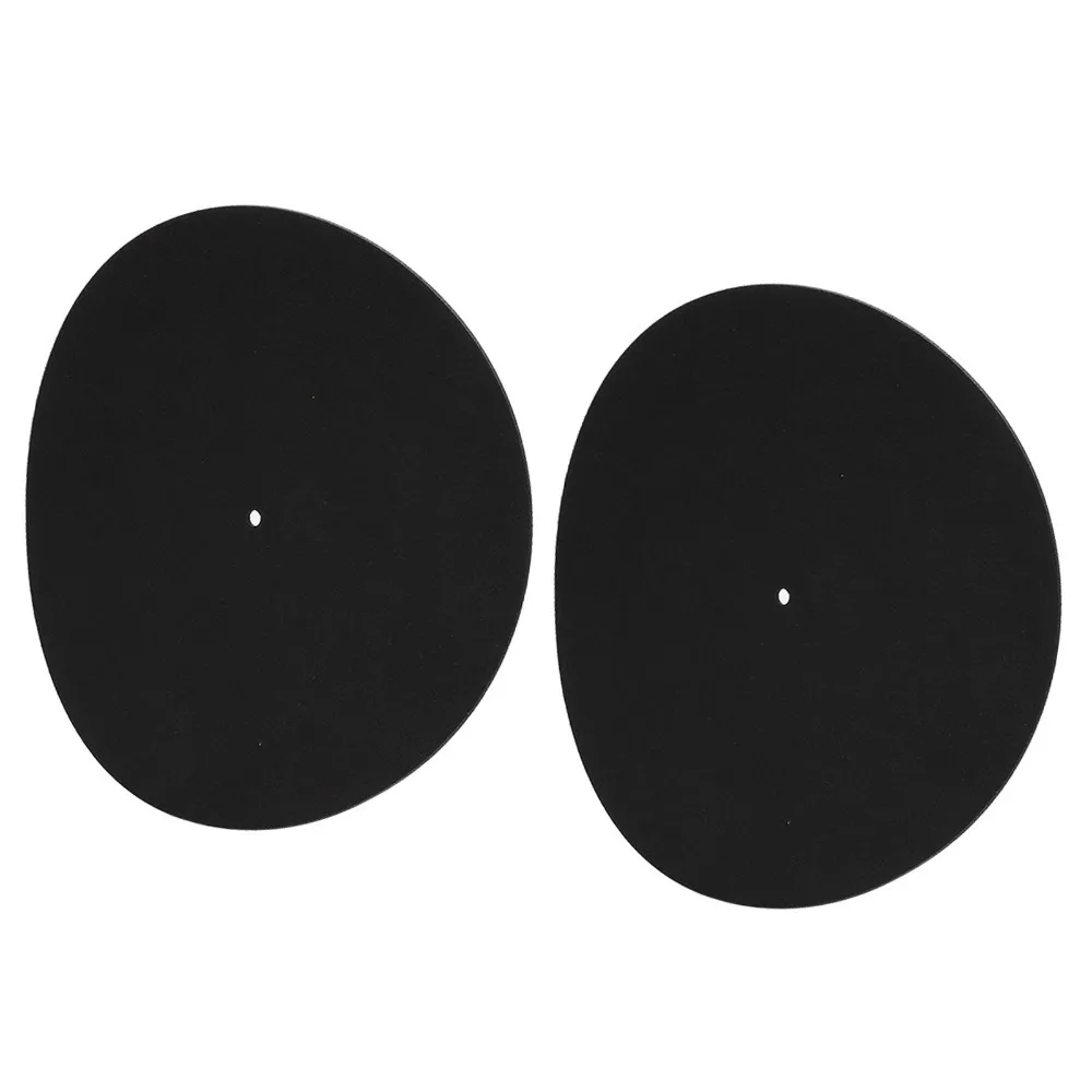 2PCS Durable 12 Inch Turntable Mat Felt Non Slip Slip Mat Improve Sound Quality Reduce Static Record Player Mat Home Use
