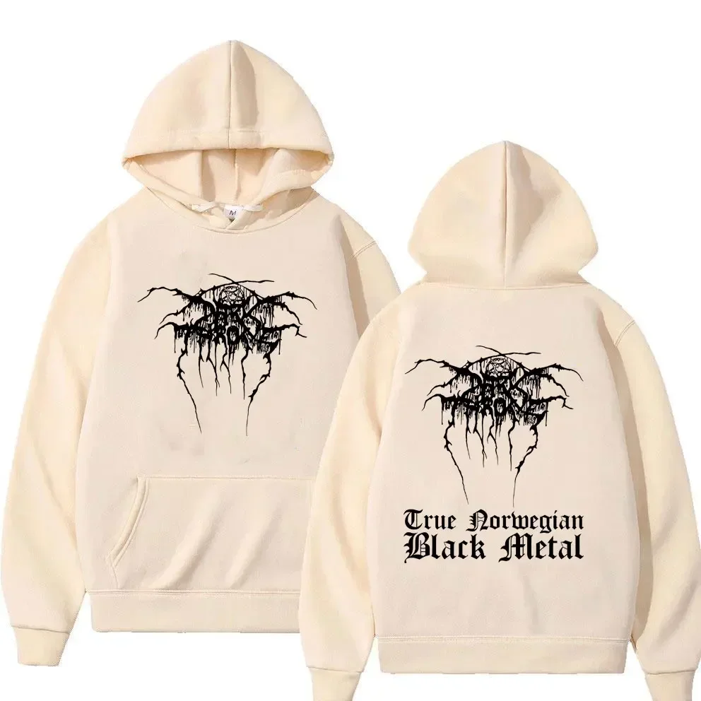 خمر Darkthrone صحيح النرويجية الأسود المعادن سوداديرا con capucha hombre الفوضى pulóver hombres mujeres classicicoDeath المعدن الأسود #1
