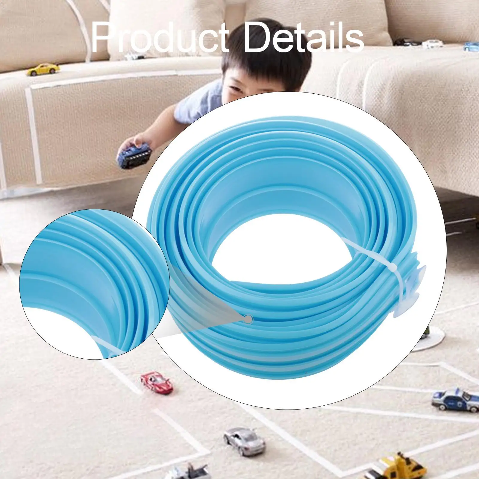 مسار مرن بطول 15 قدمًا مع 4 لعبة أطفال متعددة الأغراض من خليط معدني صغير #5