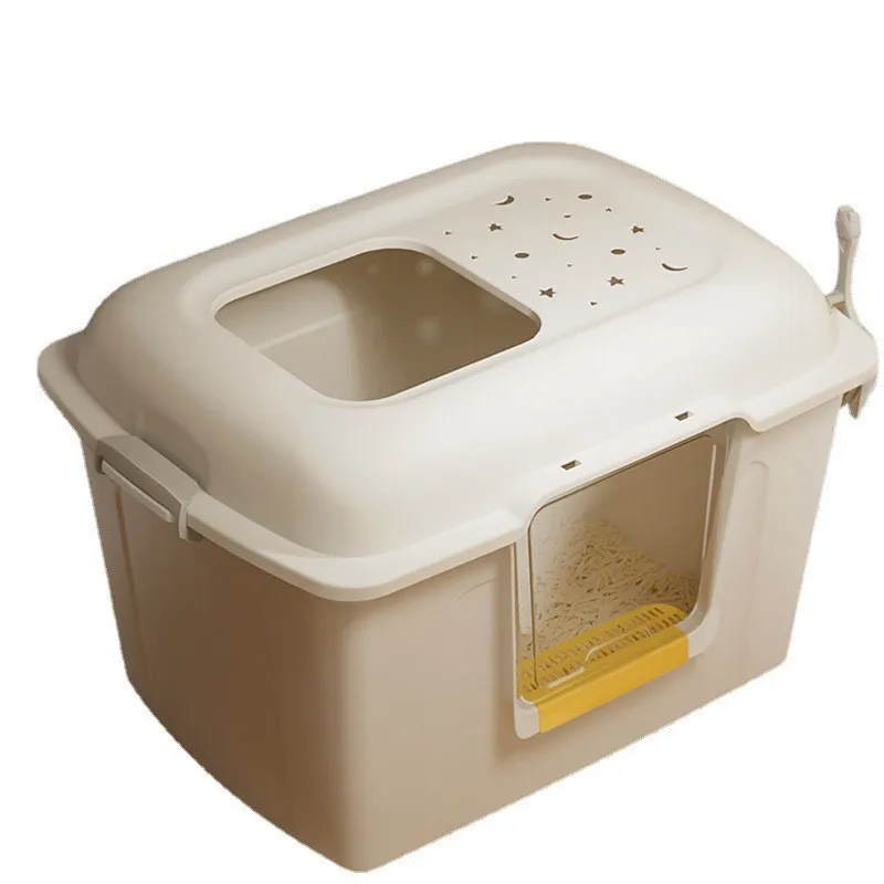 Giant cat box King size toilet Fully enclosed semi-enclosed splash-proof open Maine Ragdoll supplies