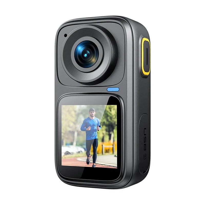 4K Real Time Live Streaming Action Camera Mini First Person POV Video Recorder Anti Shake Stabilization Cycling Helmet Bike