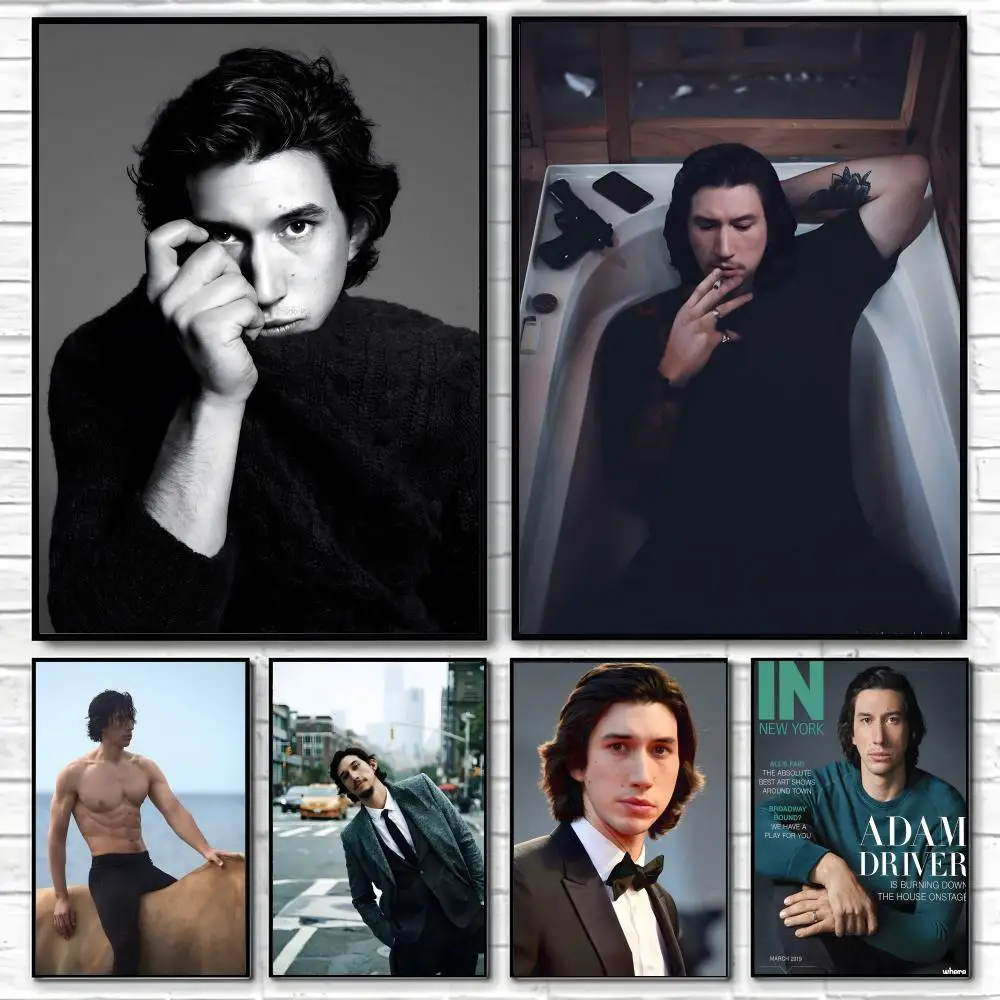 Poster Klassische Poster und Wandkunstdrucke eignen sich für Wohnzimmer, Schlafzimmer, Bars und die Inneneinrichtung. A-Adam Driver
