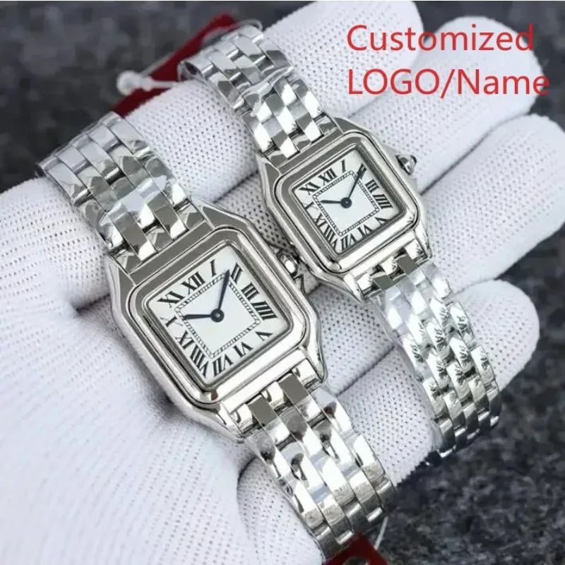 Mulheres senhora menina relógio de quartzo ouro prata aço inoxidável braclet feminino senhoras relógios diamantes safira personalizado