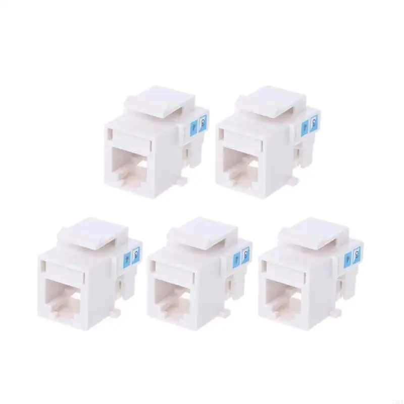 T3EE Telephone Socket Module RJ11 CAT3 Voice Communications Wiring Quad-Core 5 Pieces