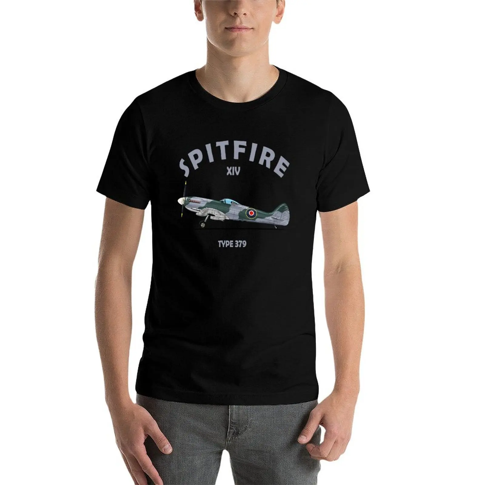 Футболка Spitfire XIV хлопковые футболки высококачественные с принтом для мужчин Фото №4