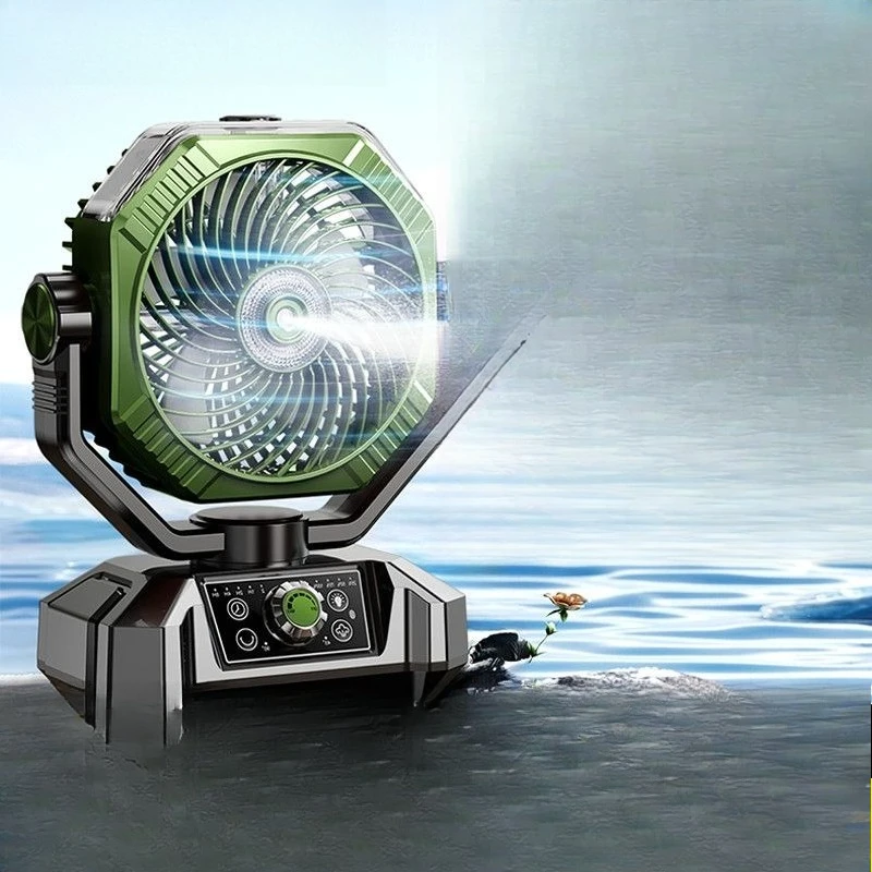 

Outdoor camping electric fan rechargeable long battery life fishin