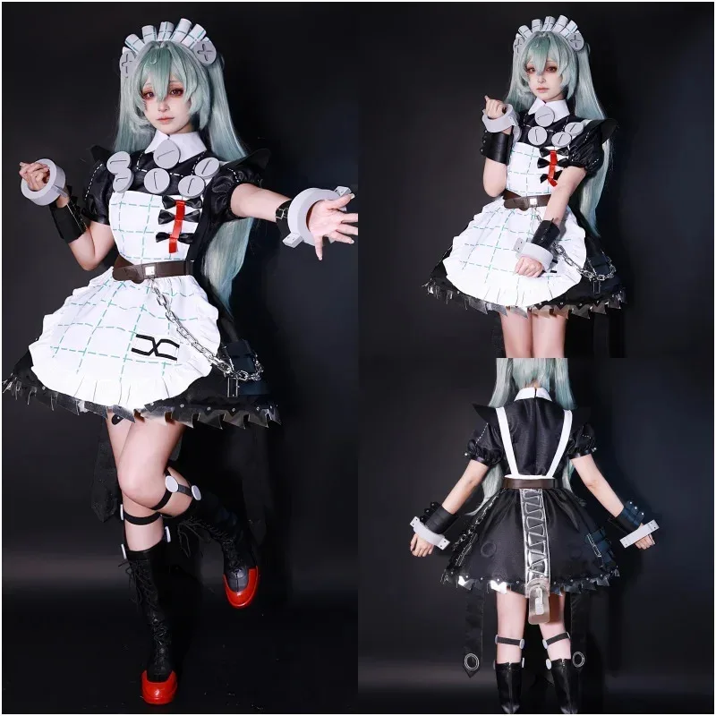 Anime Zenless Zone Zero ZZZ Corin Wickets Cosplay Costume Role Play Comic Con Dress Hallowmas Party Women Game Outfit Uniform
