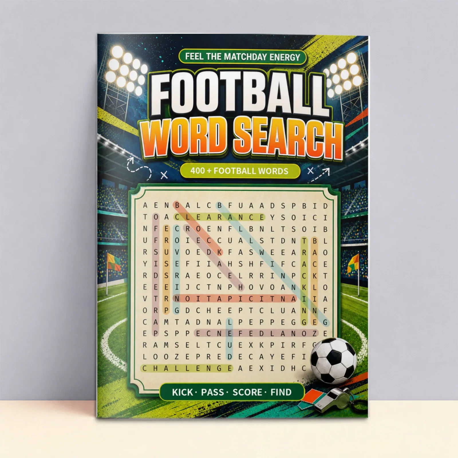 Football Football Word Search, 400+ Soccer Words on Players, Positions, Skills, Matches and Game Action for Fans - Aliexpress Deal
