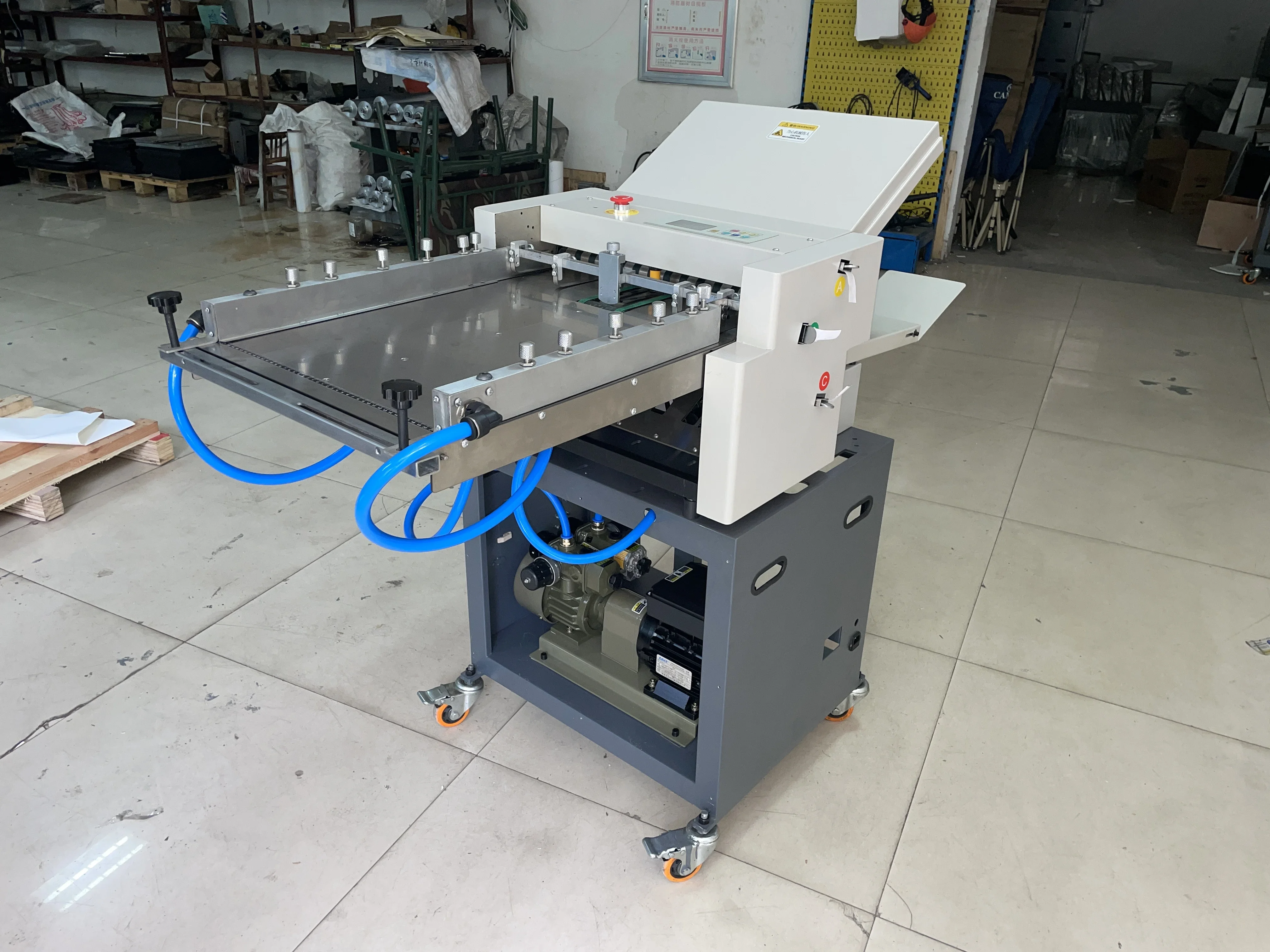 Automatic Sides Folding hine for Desktop A 3 Paper and the Production of Ch and Small Box