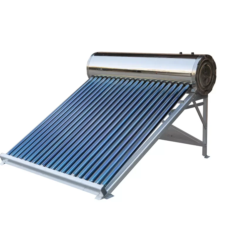 Compact 120L Solar Water Heater Evacuated Tube Collector for Outdoor Household Hotel Use Free-Standing Made China Plastic