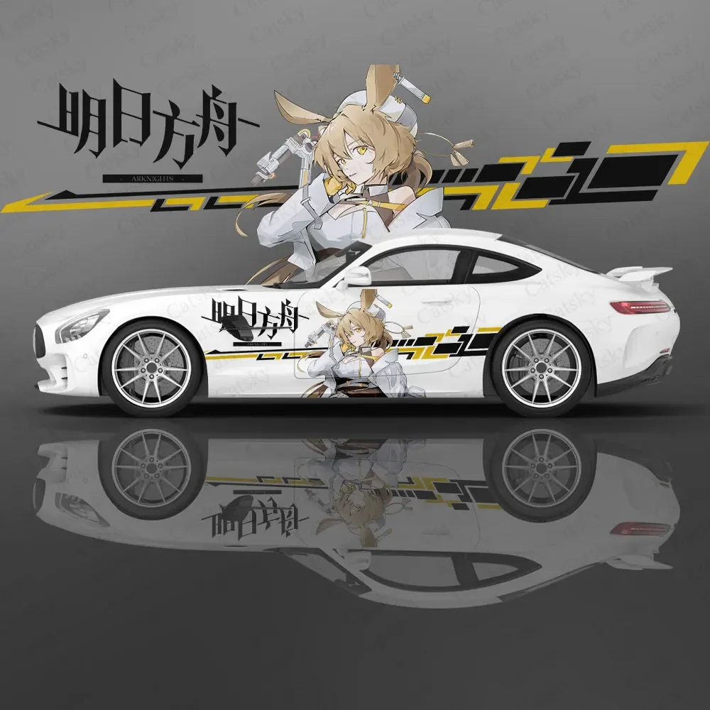 

Дороти (Arknights) аниме девушка автомобильная наклейка цветок виниловые наклейки для автомобиля внедорожник боковые графические наклейки, универсальный размер, наклейки на кузов автомобиля