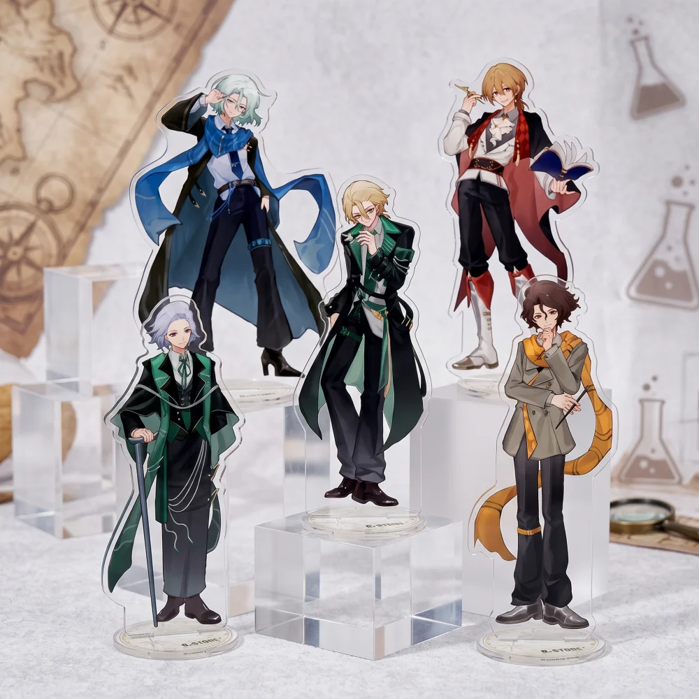 Dr.STONE Acrylic Stand Figure Anime Senku Ryusui Stanley Chrome Sai Cosplay Model Plate Desk Decor Fans Collection Gift Keychain