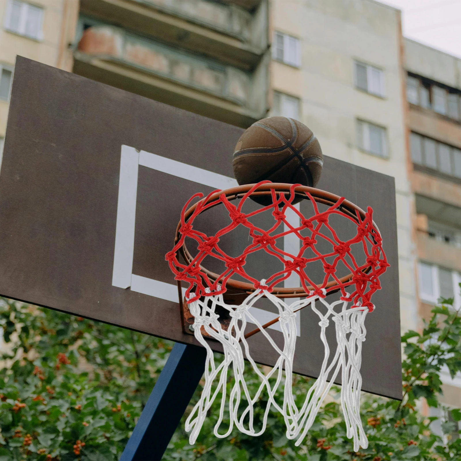 

2 Pcs Basketball Frame Network Nets Catcher Goal/ball Hoop Accessories Polyester