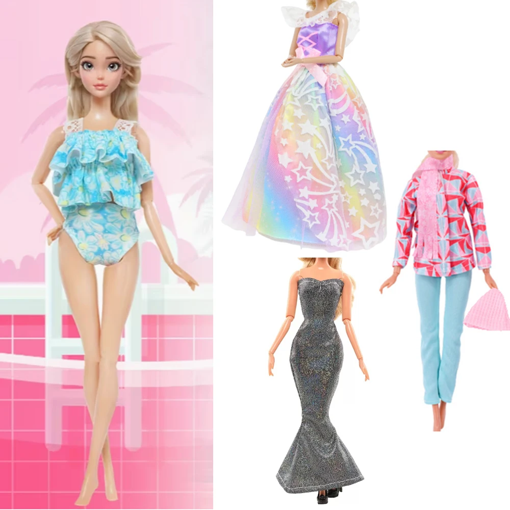 11.5インチ/30cmの人形用のスタイリッシュな服とアクセサリー、靴、バッグ、DIYおもちゃを含むカジュアルなマルチスタイルプレイセット、女の子向け