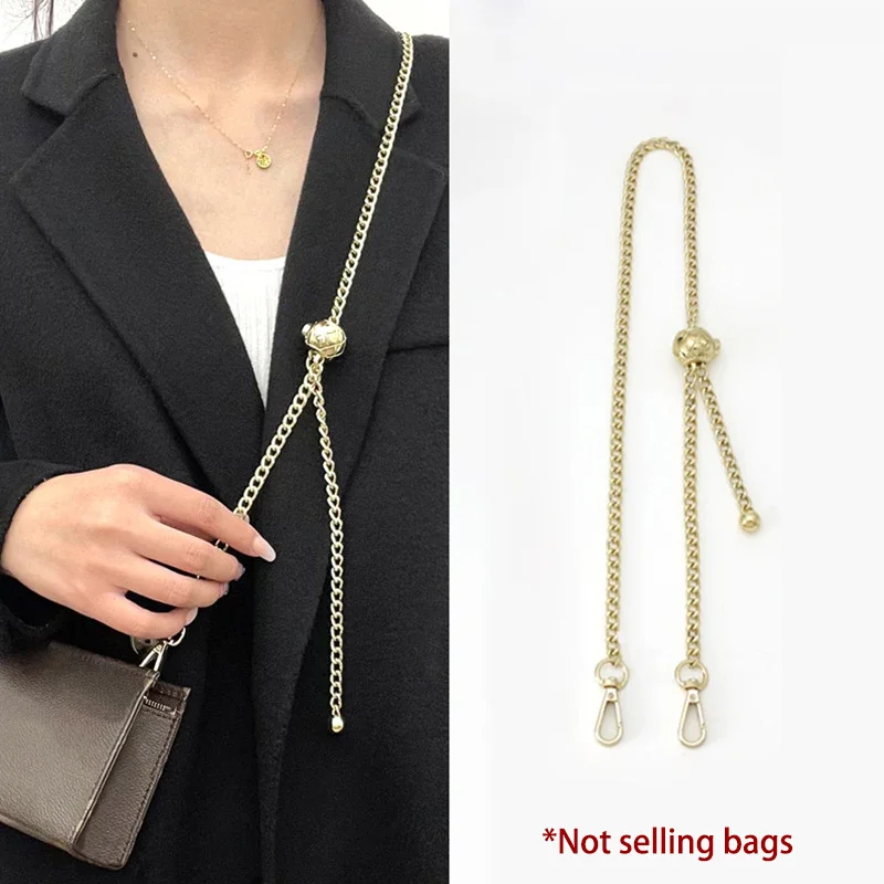 New Light Gold Chain For Women Bag Durable Fashion Crossbody Shoulder Strap Replacement Bag Modification Bag Chain Accessories