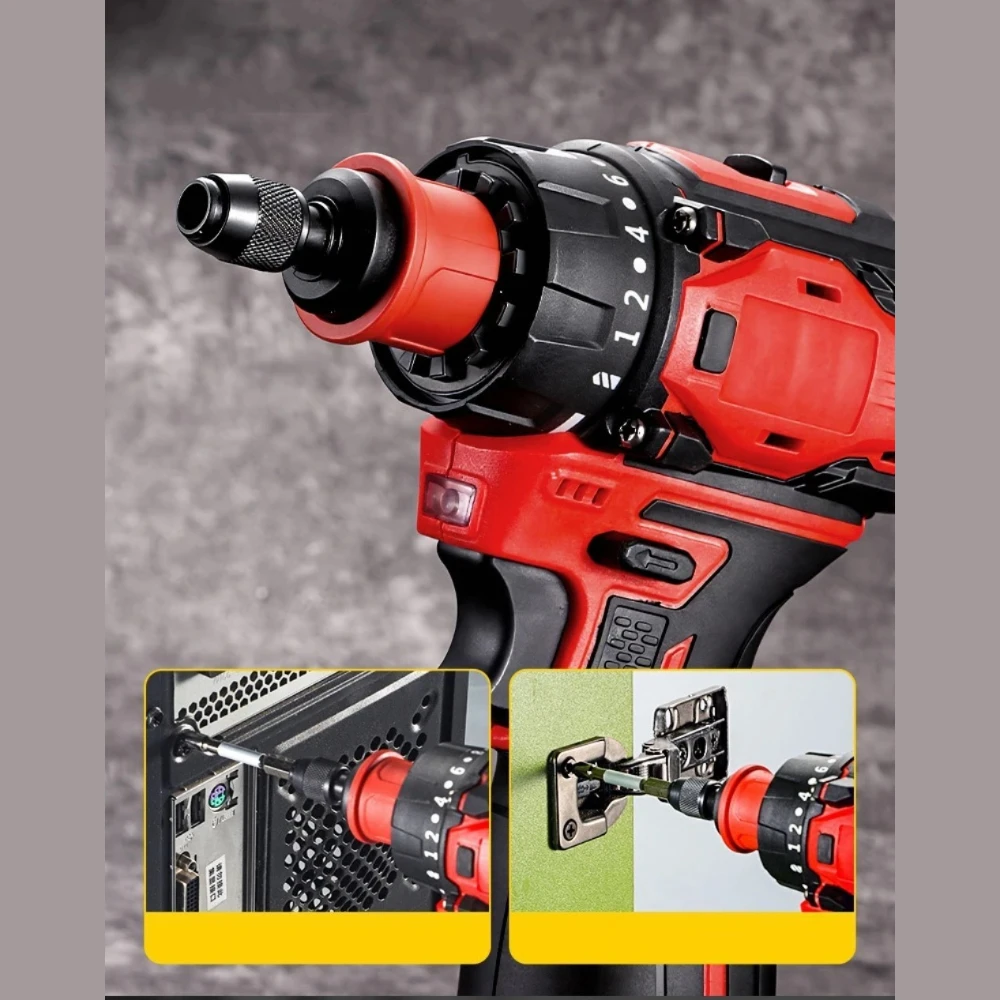 Quick-Release Drill Conversion Chuck For 6.35mm Hex Bits Compatible With Corded And Cordless Electric Drills