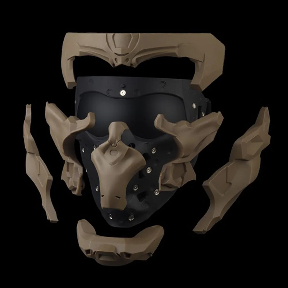 Tactical Mask Doomsday Mask Accessories(Dawn type)Magnetic Adsorption Armor For MA-150 Mask